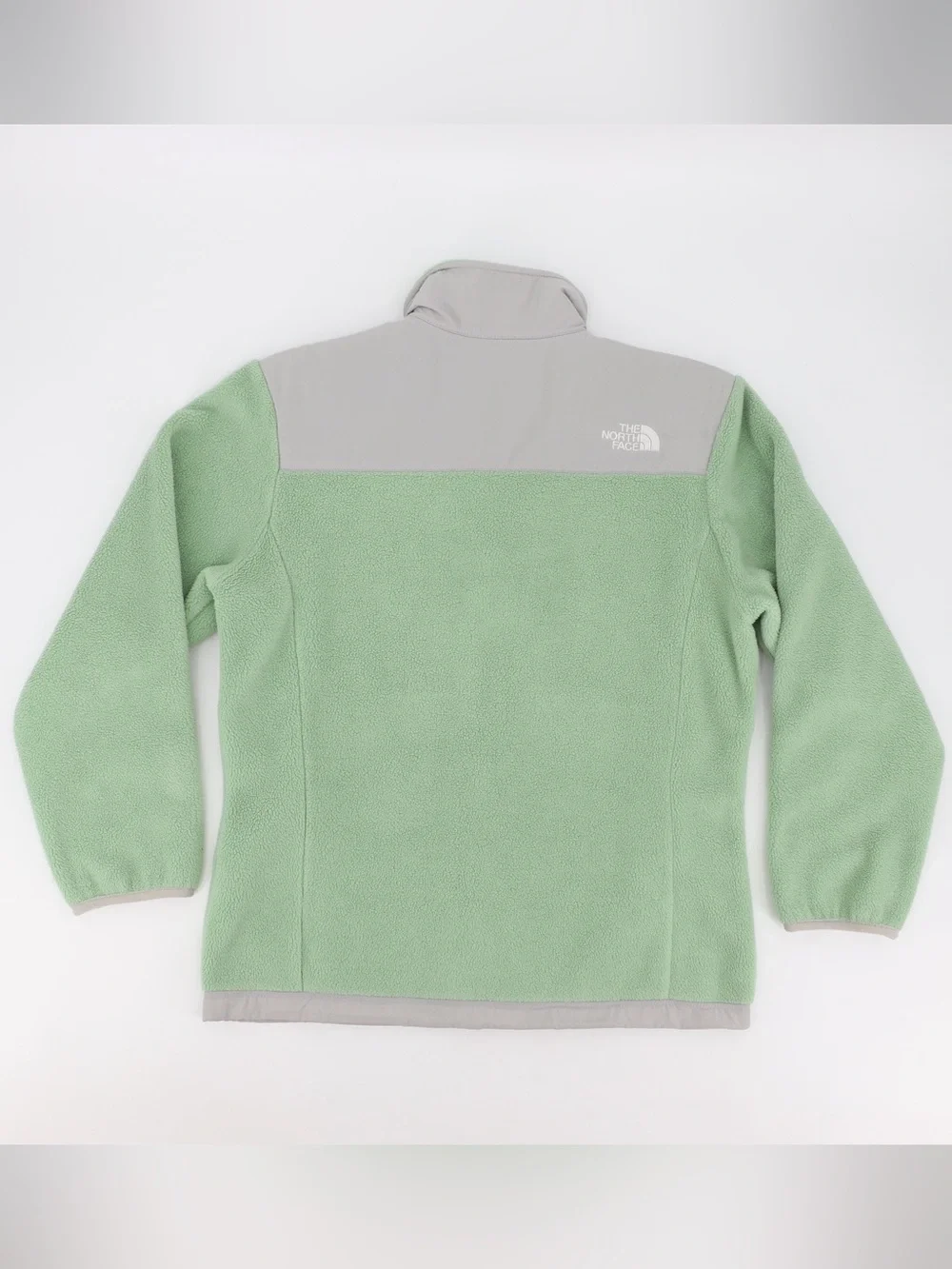 The North Face Large Youth Girls Denali Fleece Jacket Green Pre-Owned